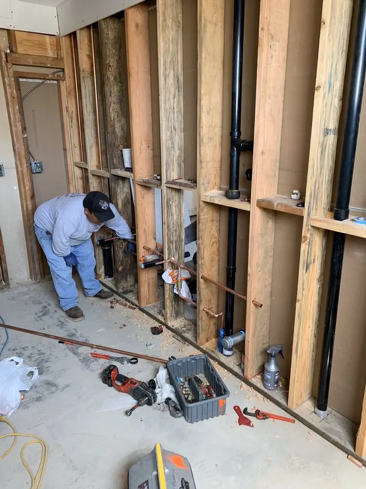 Commercial rough-in plumbing for Gas Line Repair in Northern Hills